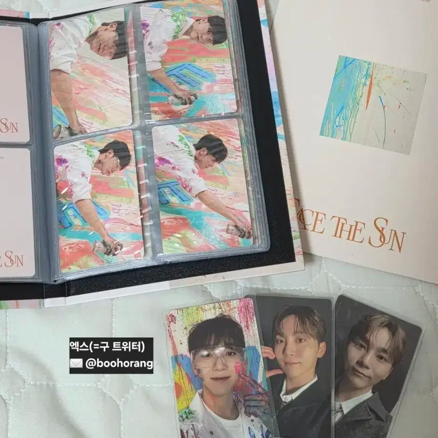 세븐틴 페더썬 캐럿반 승관 포카 바인더 양도