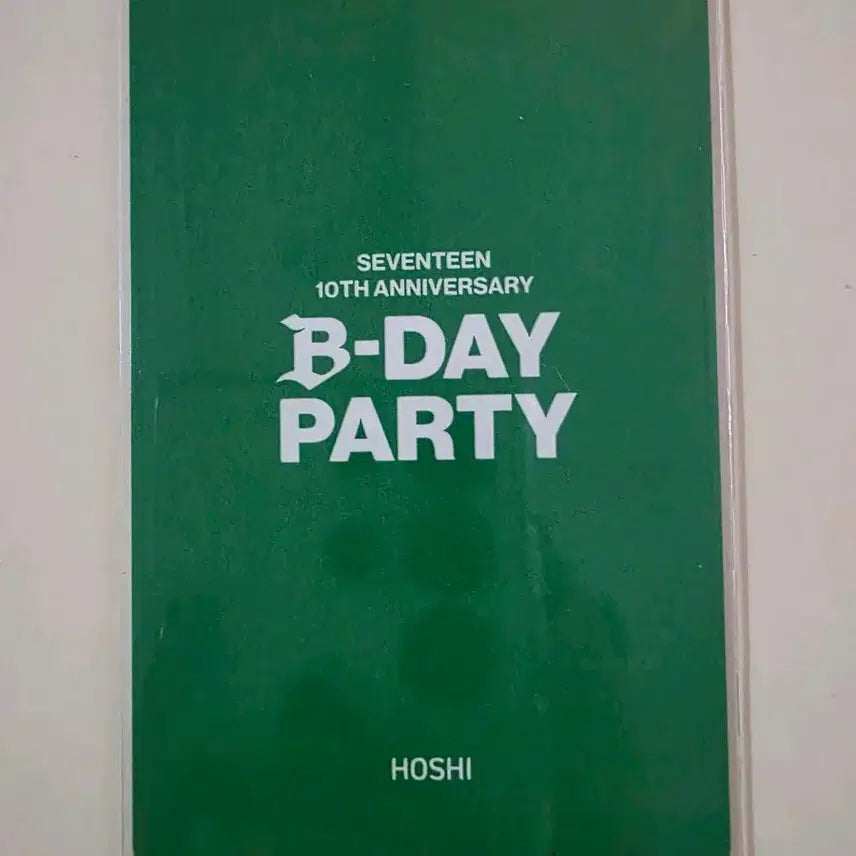 세븐틴 스탬프 투어 10주년 포토카드 호시 분철 판매