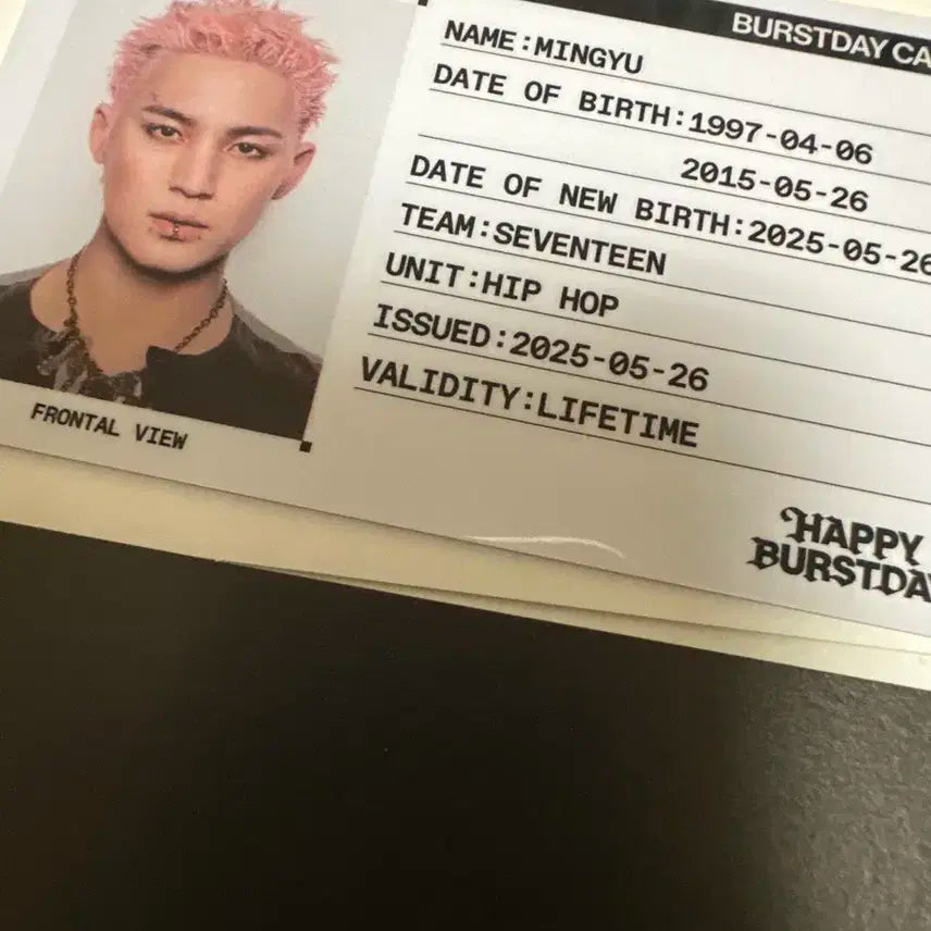 세븐틴 위버스앨범+ID카드민규