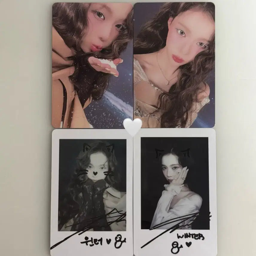 에스파 윈터 MOEVIR 중국 잡지 모이비어 포카 폴라 세트 일괄