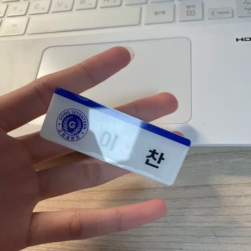 세븐틴 디노 이찬 고잉세븐틴 비공굿 명찰