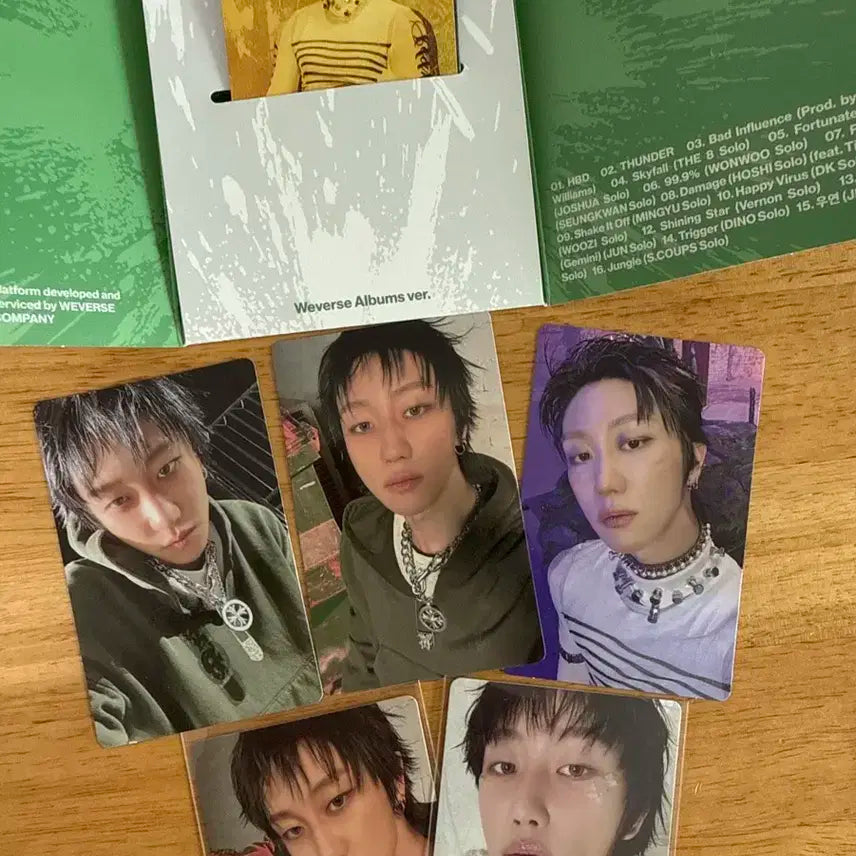 세븐틴 정규 5집 해피버스트데이 디에잇 위버스 앨포