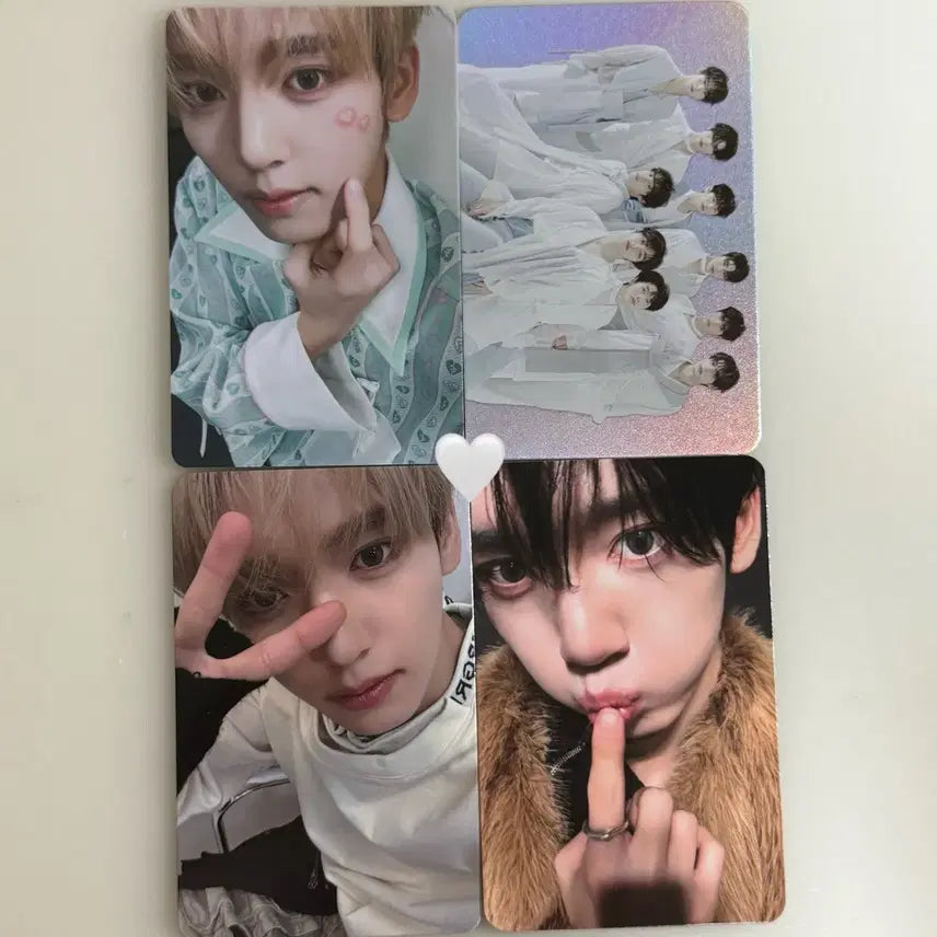제로베이스원 유진 한정수량 큐큐뮤직 럭드 포카 qq 중국 미공포