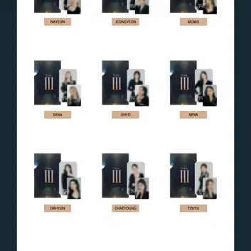 트와이스 월드투어 굿즈 정연 티켓홀더