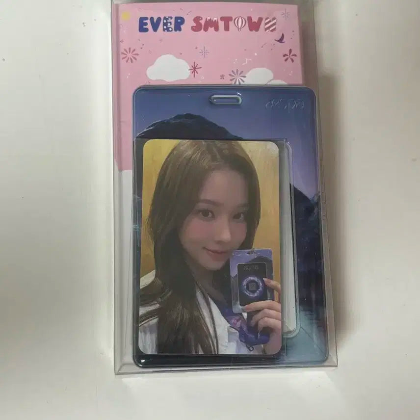에스파 윈터 에버랜드 카드 홀더 랜야드 세트