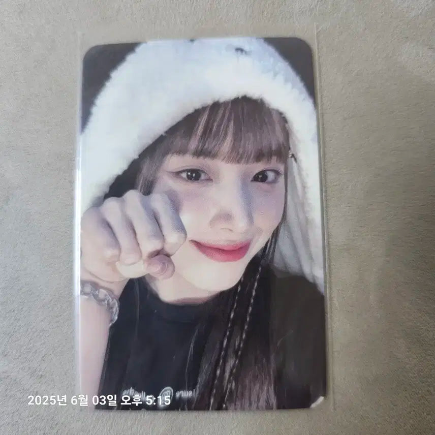 엔믹스 지우 럭드 포카 2장 일괄