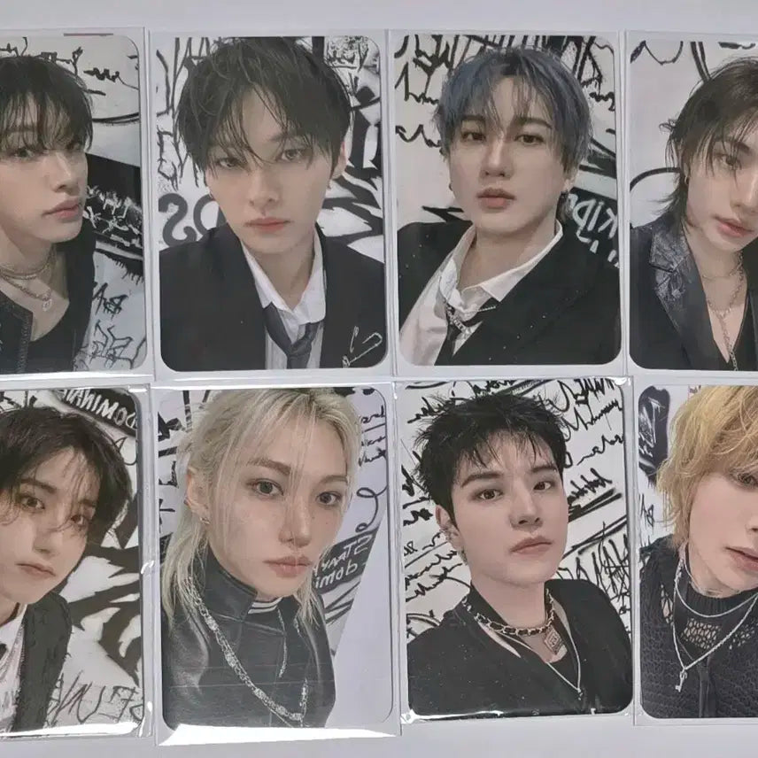 스트레이키즈 dominate 팝업 카페 md 구매 특전 포카 ot8