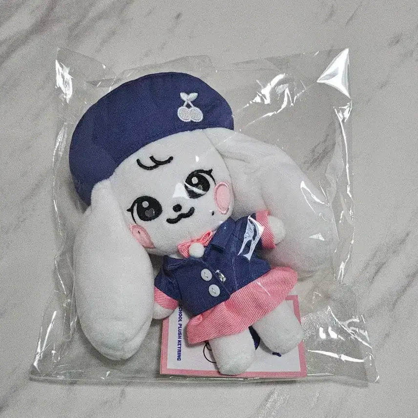 미니브 스쿨 팝업 체리 플러시 인형 키링 (미개봉)