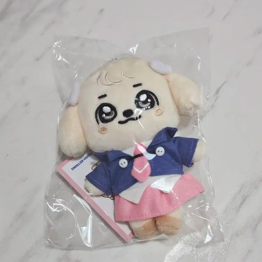 미니브 스쿨 팝업 강안지 플러시 인형 키링 (미개봉)