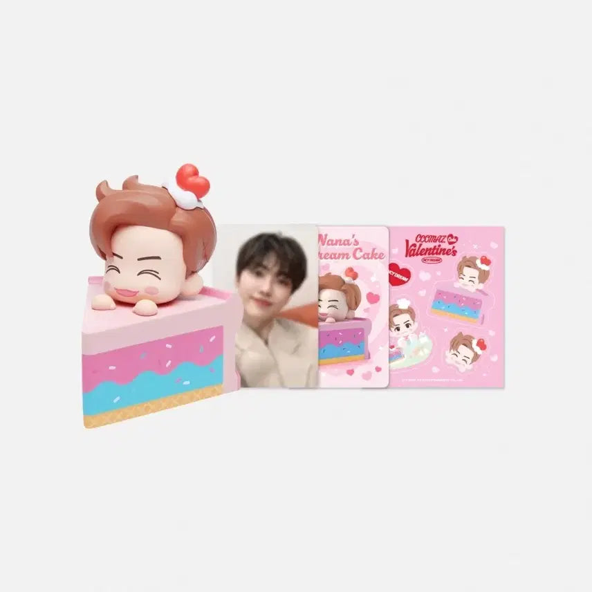 엔시티드림 재민 꼬마즈 발렌타인 케이크 포카+피규어
