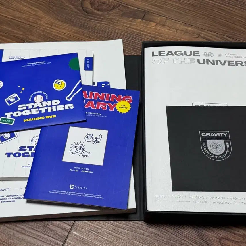 크래비티 썸머 DVD 디비디 포토북 멤버-정모 (풀구성)