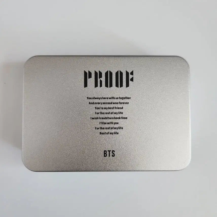 방탄소년단 BTS PROOF 앨범 표지 우표 틴케이스 (급처)