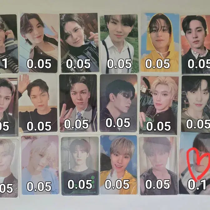 세븐틴 포토카드