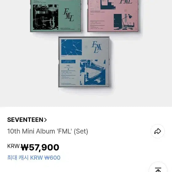 세븐틴 10th Mini Album 'FML' (Set)