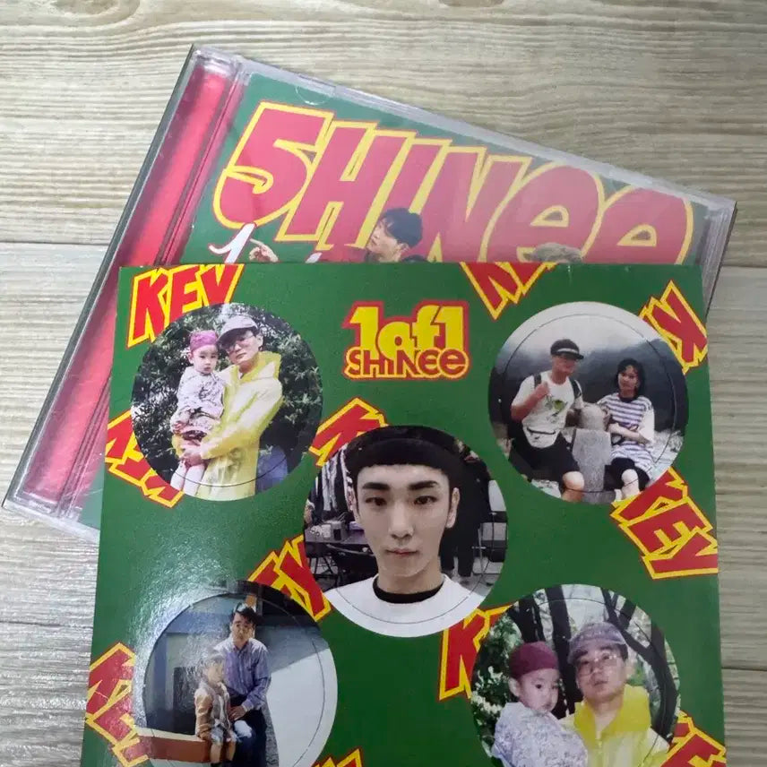 샤이니 원옵원 앨범 +키 딱지