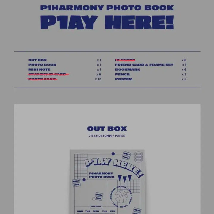 피원하모니 포토북 p1ay here 양도