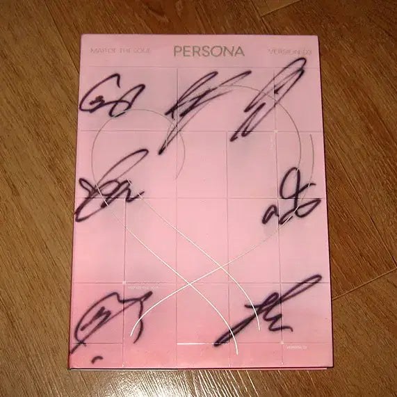 방탄소년단 ( BTS ) 친필싸인 CD : Persona ( Ver.3)