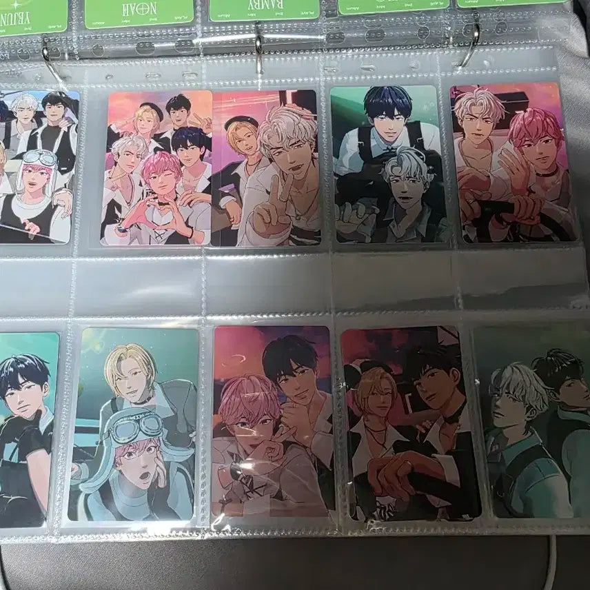 플레이브 기다릴게 육여름 W4L 포카들 책갈피 스트로우픽 일괄