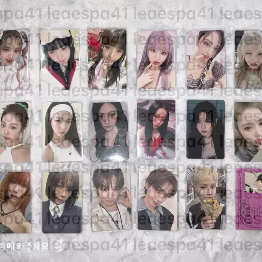 아이돌 포카 판매 아이브에스파보넥도