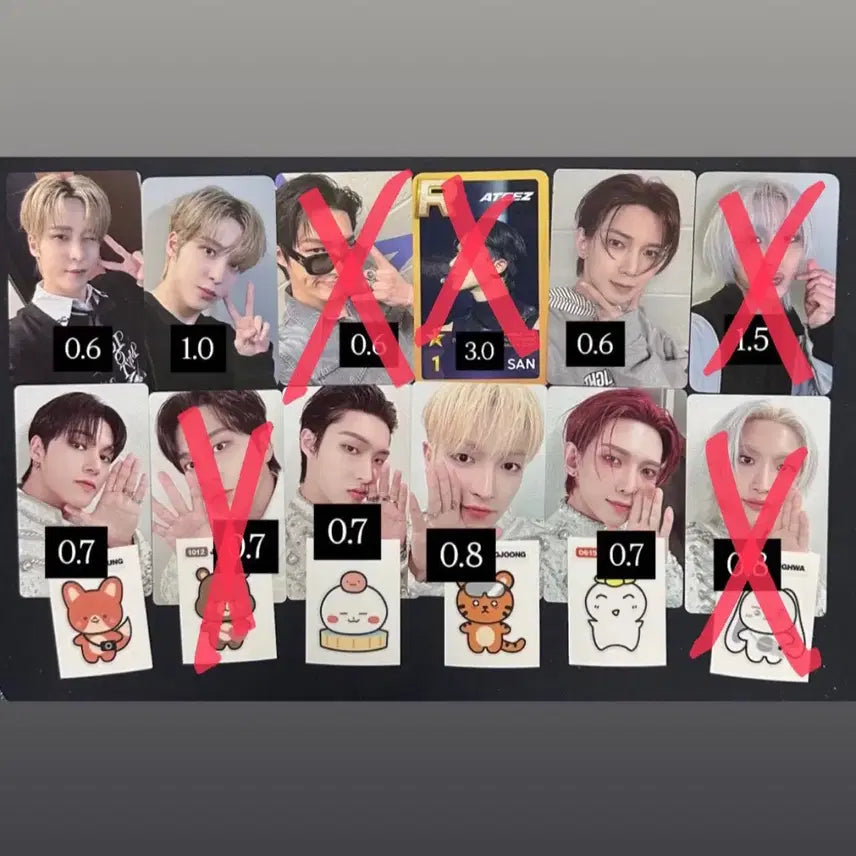 에이티즈 포카 애니티즈 사첵 세일러