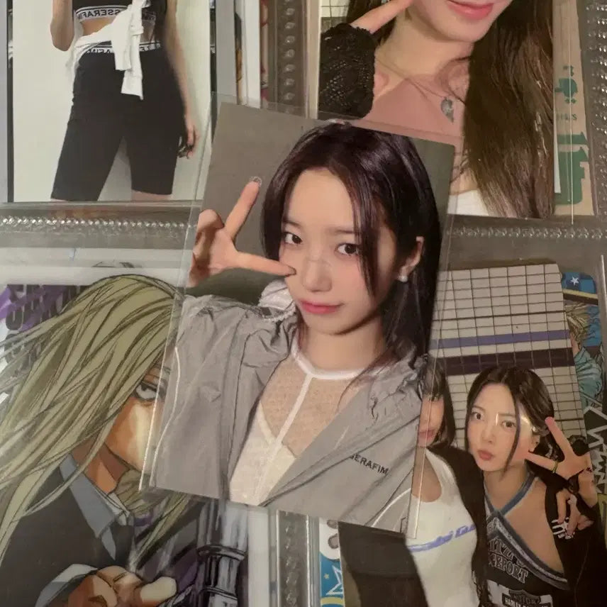 르세라핌 유니버셜 럭드 럭키드로우 카즈하 포카 양도
