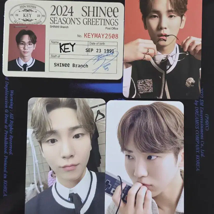 2024 샤이니 시즌그리팅 키 포카