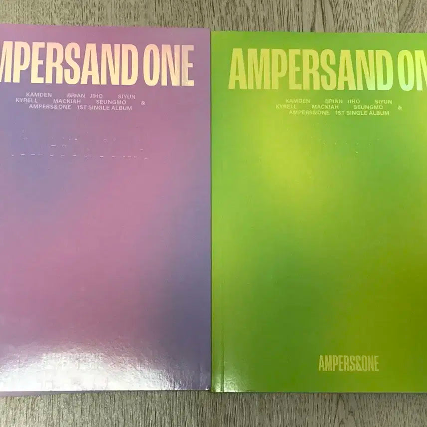 급처)앰퍼샌드원 공개 싱글앨범 1집 AMPERSAND ONE 일괄