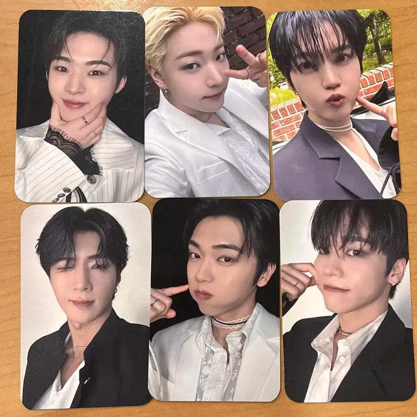 온앤오프 콘서트 VIP 사운드체크 포토카드 포카 6장 일괄