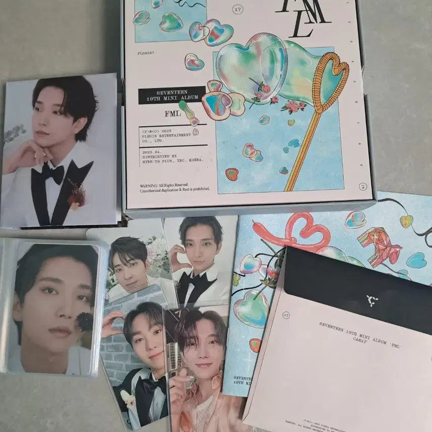 세븐틴 조슈아 캐럿반 FML 개봉앨범 부승관 전원우 포카 판매
