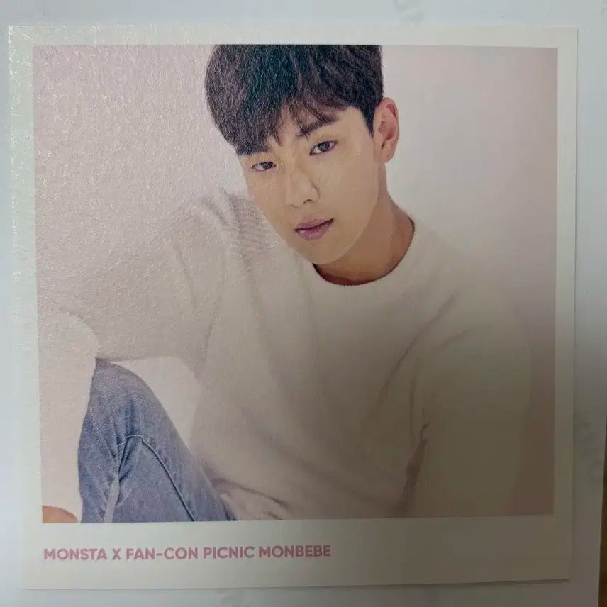 몬스타엑스 셔누 팬콘 폴라로이드 포카