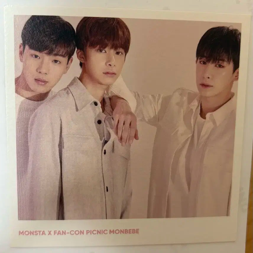 몬스타엑스 팬콘 폴라로이드 포카
