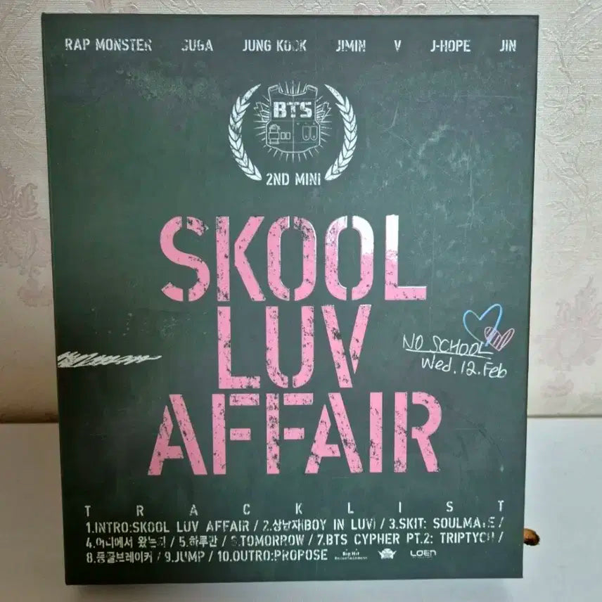 방탄소년단(BTS) SKOOL LUV AFFAIR 앨범&티켓포카