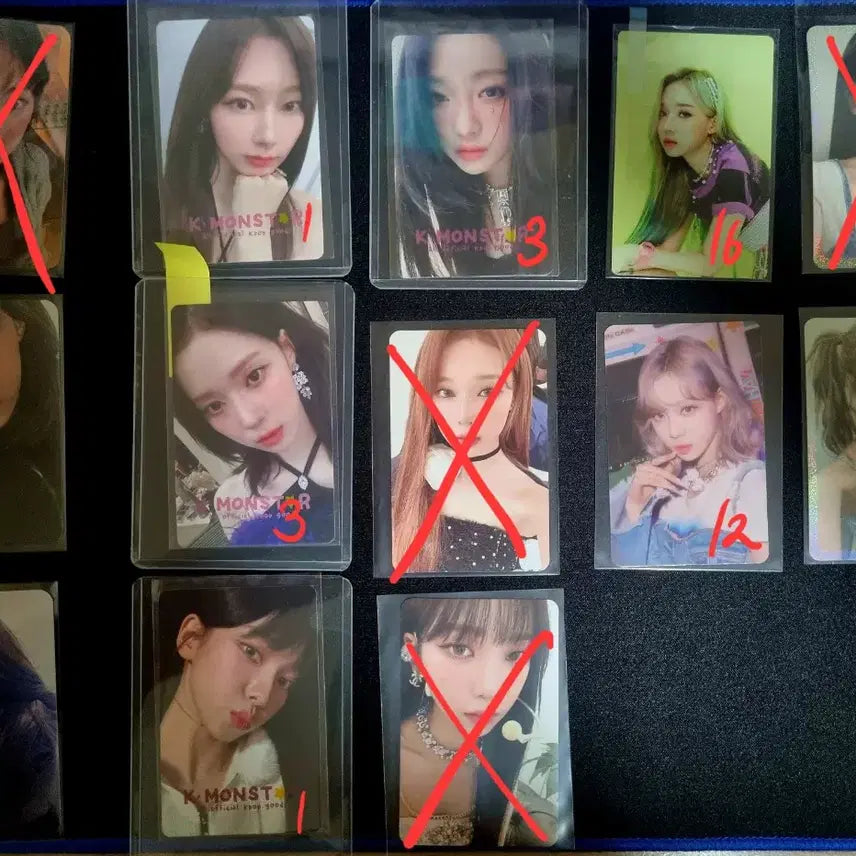 일괄) 에스파 윈터 공방 포카