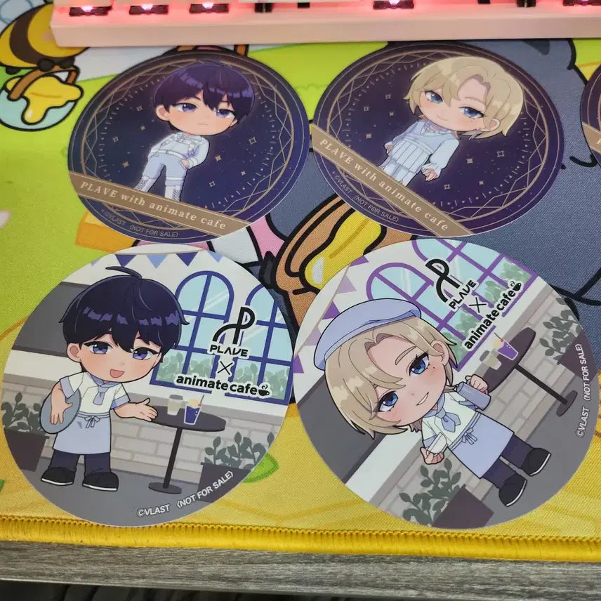 플레이브 애니메이트 종이 코스터 일괄 양도합니다