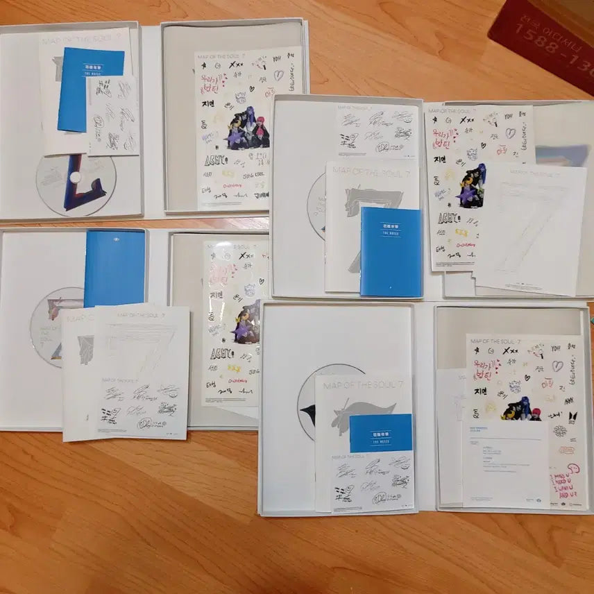 BTS 맵 오브더 소울 버전 1,2,3,4 일괄 개봉앨범