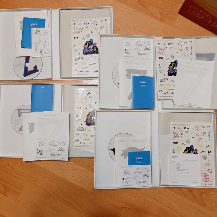 BTS 맵 오브더 소울 버전 1,2,3,4 일괄 개봉앨범
