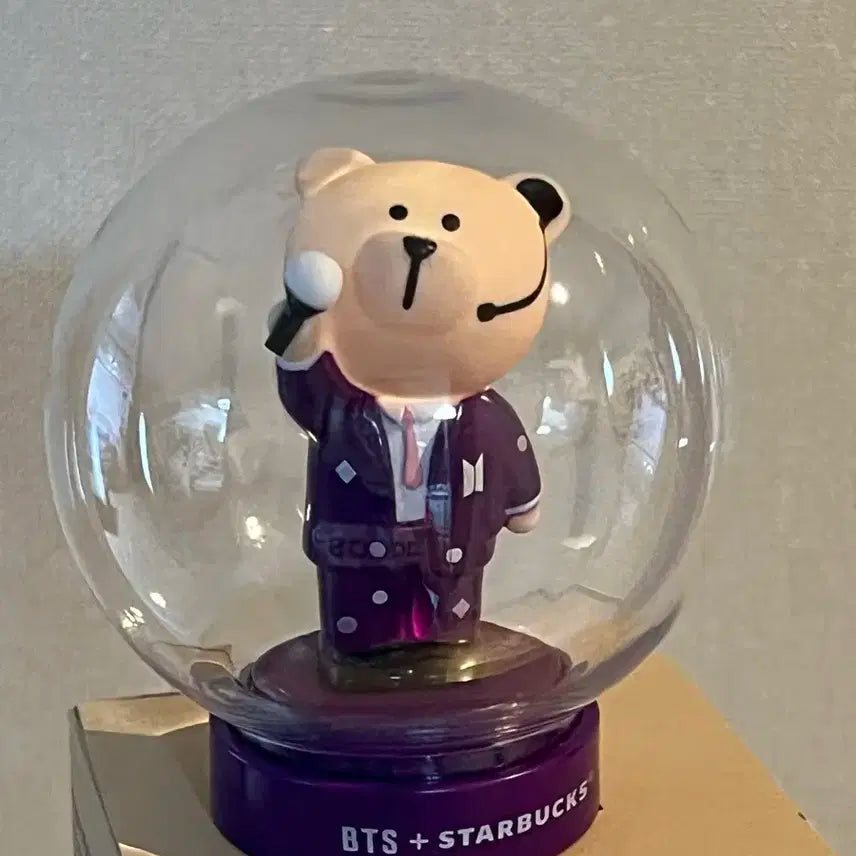 防弾少年団(BTS) - 韓国 スタバ BTS コラボ  ベアリスタ ランプ 2点セット 白 紫 楽天市場】Starbucks スターバックスBTS 防弾少年団 コラボ