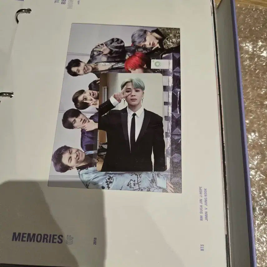 방탄 2018 메모리즈 + 지민 포카
