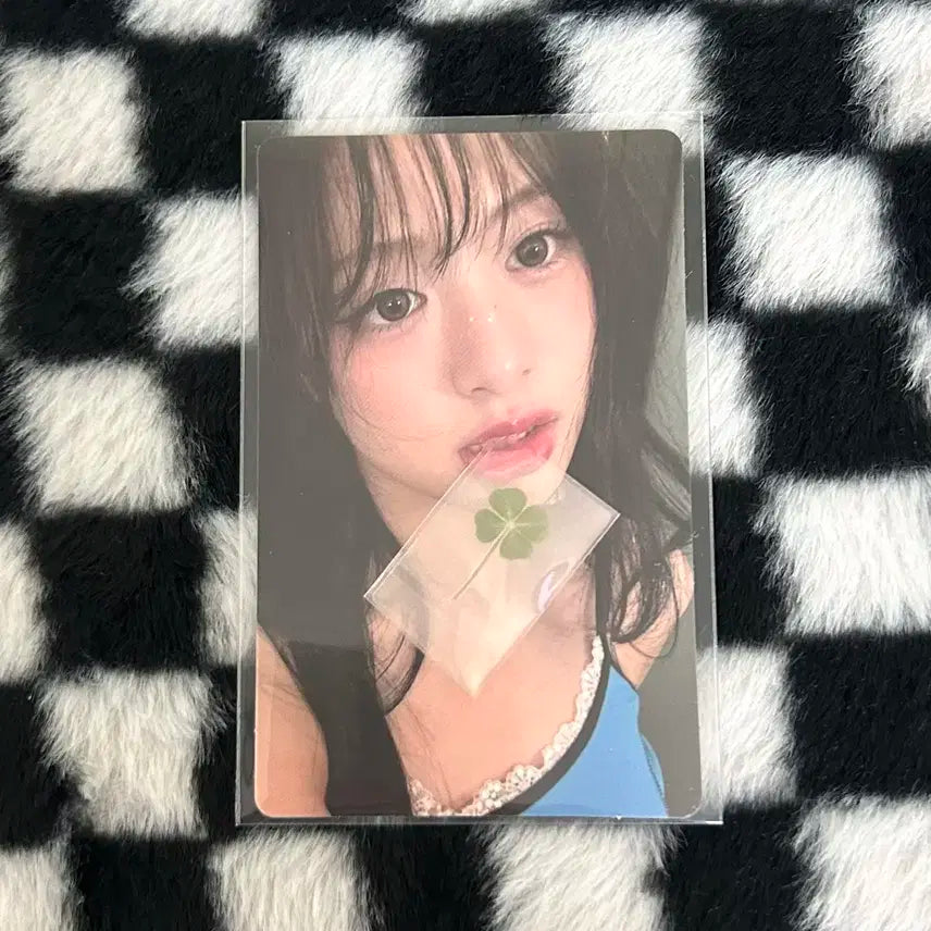 베이비몬스터 아현 화이트데이 럭드 미공포 네잎클로버