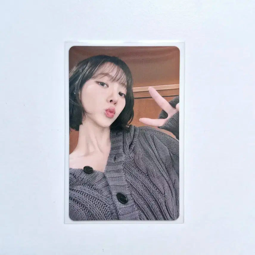 에스파 일본 팬미팅 캐릭터클립 카리나 포카