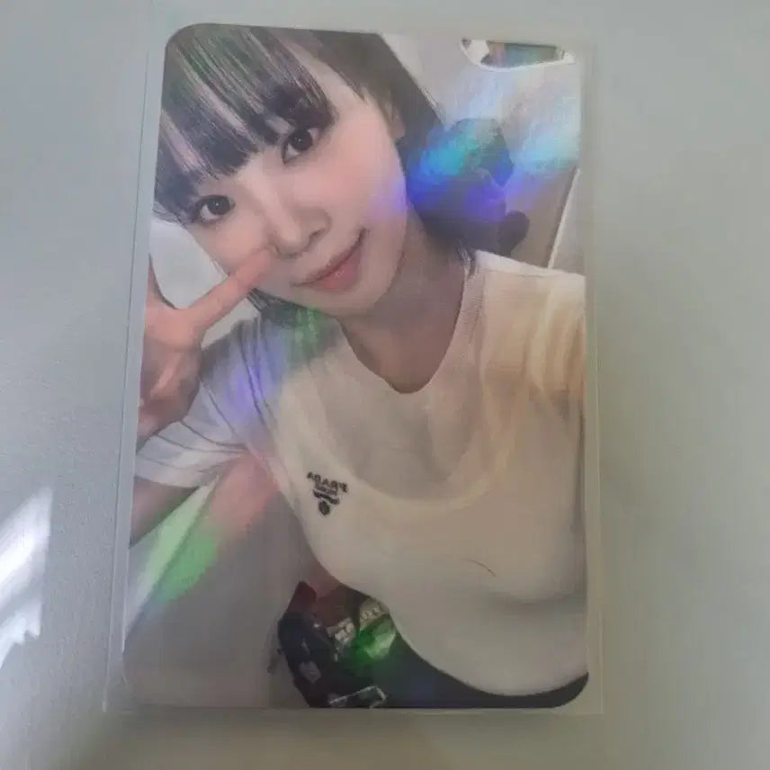 르세라핌 김채원 홀로그램 포카