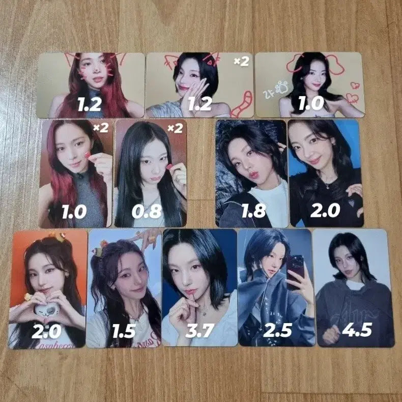 ITZY 있지 포카 럭드 팝업 메이크스타 럭키드로우