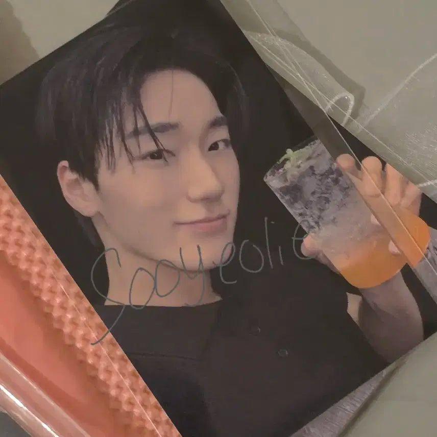 최저 !! 아우어베이커리 에이티즈 ateez 럭드 최산 san  포카