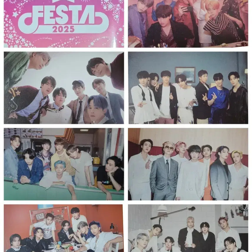 방탄 BTS 2025 FESAT 페스타 캡슐 앨범 특전 포토엽서 세트