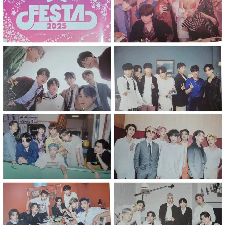 방탄 BTS 2025 FESAT 페스타 캡슐 앨범 특전 포토엽서 세트