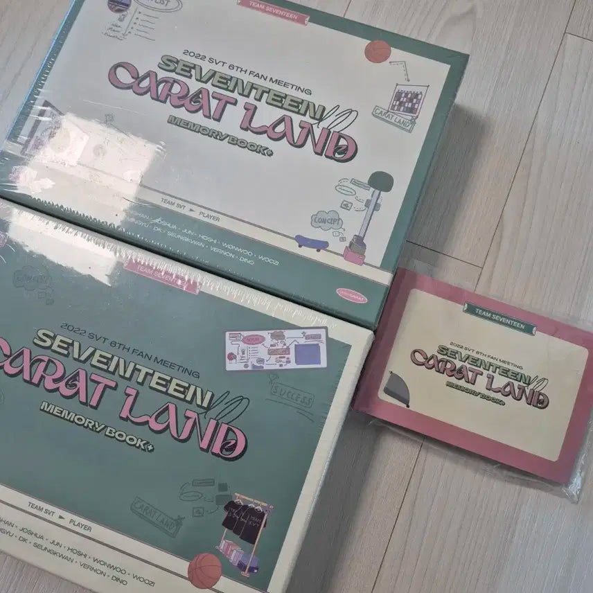 [미개봉] 2022 세븐틴 캐럿랜드 메모리북 DVD 디지털코드 특전