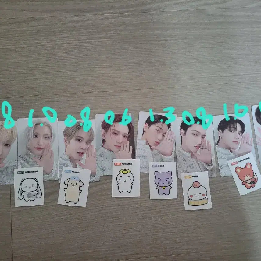 에이티즈 사첵 포카, 띠부실 판매