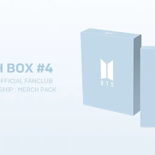 BTS 방탄 머치박스 MERCH BOX #4 풀셋