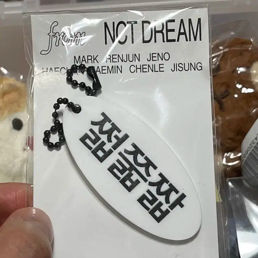 NCT DREAM 엔시티 쩗쭓짧 키링 미개봉