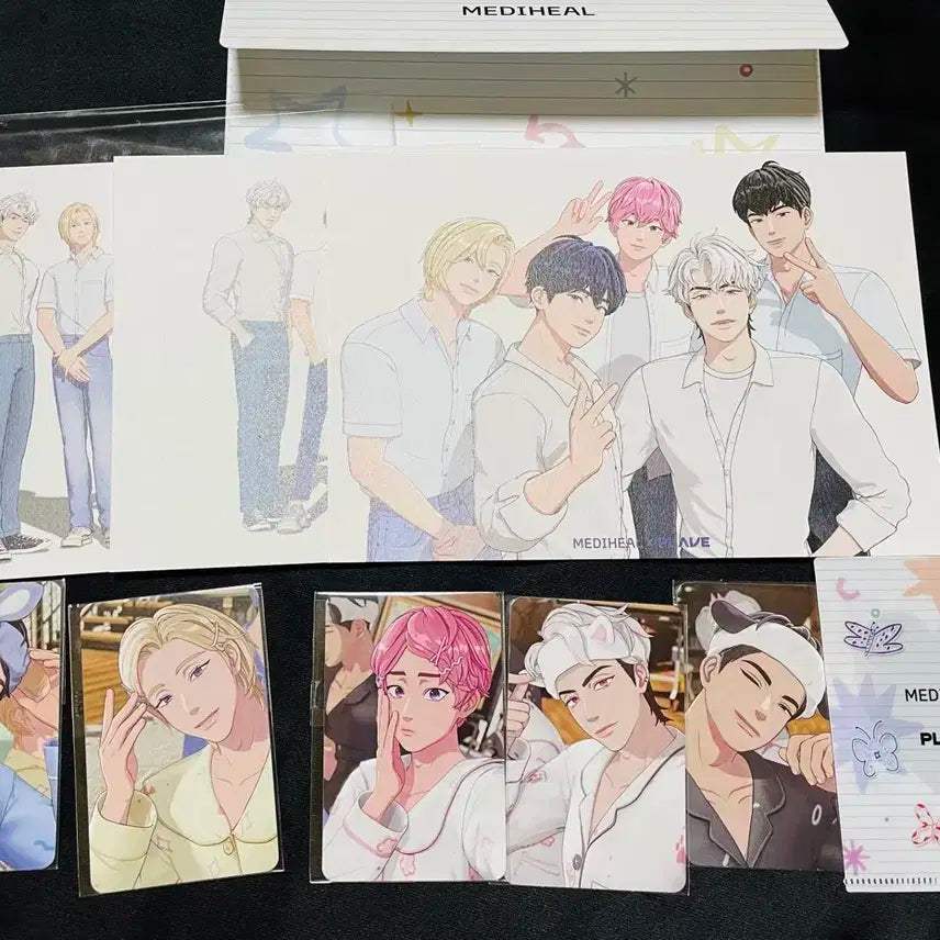 플레이브 메디힐 3차 세트(포카+엽서+미니홀더)